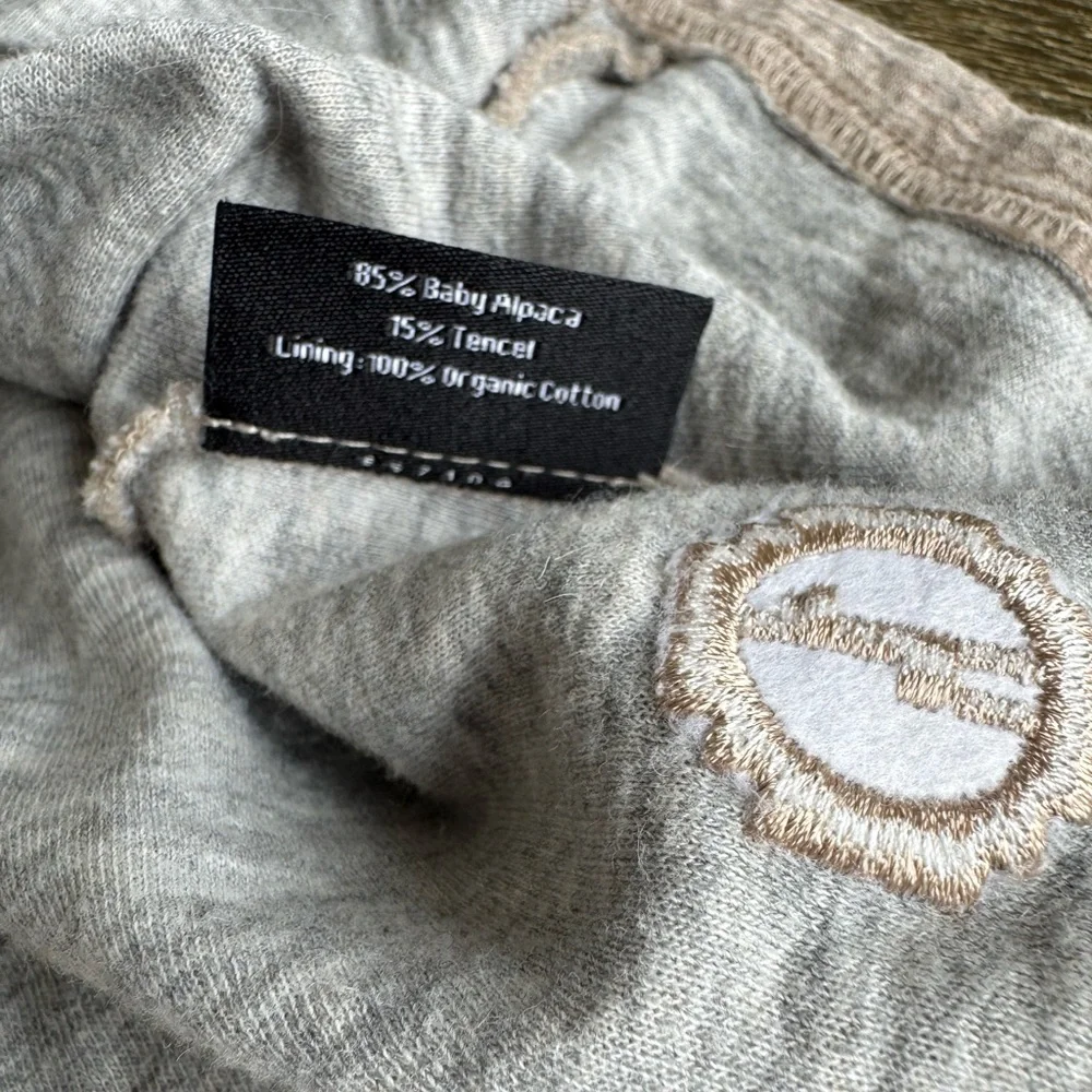 Paka Breathe Full Zip Alpaca Hoodie Cream Size Medium - Picture 8 of 10